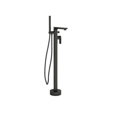 Suburb Floor Standing Bath Shower Mixer - Matte Black